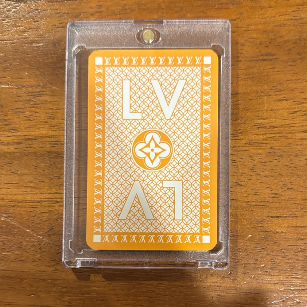 LOUIS VUITTON PLAYING CARD